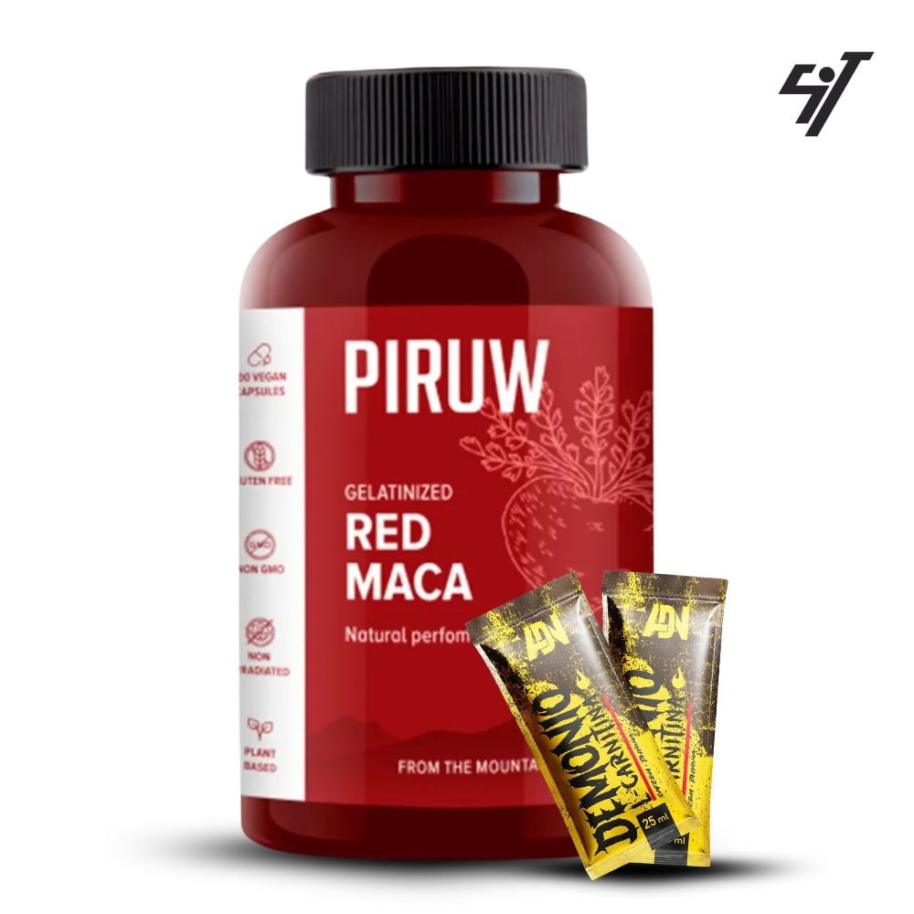 MACA ROJA PIRUW 100 CÁPSULAS - 1