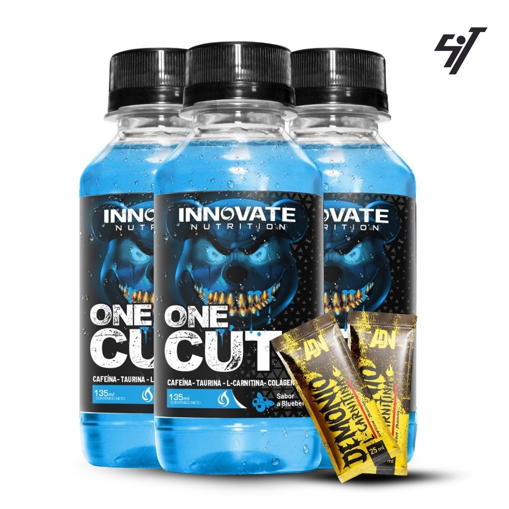 QUEMADOR DE GRASA INN ONE CUT PACK 15 BOTELLAS BLUEBERRY - 1