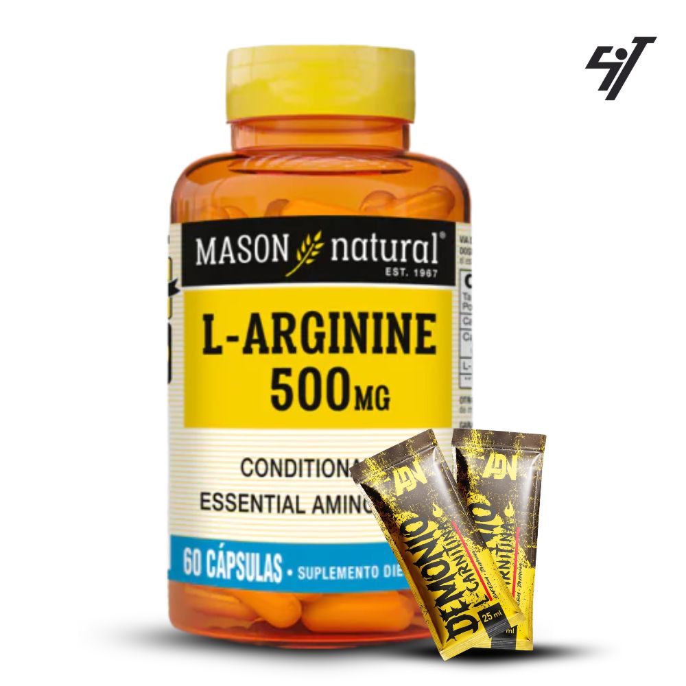 VITAMINA MASON L-ARGININE 500 MG (60 CAP) - 1