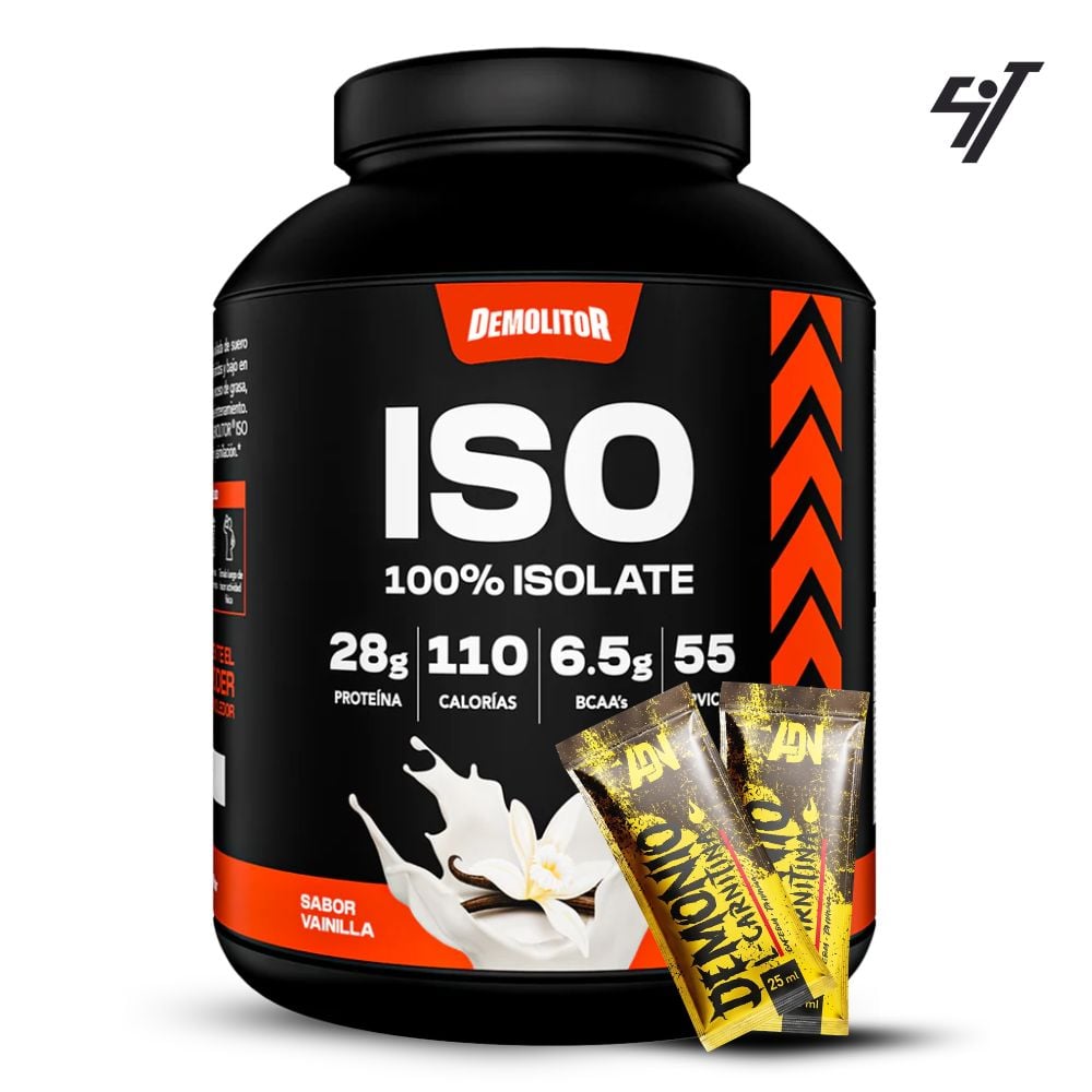 PROTEÍNA ISO 100% WHEY DEMOLITOR 4LB VAINILLA - 1