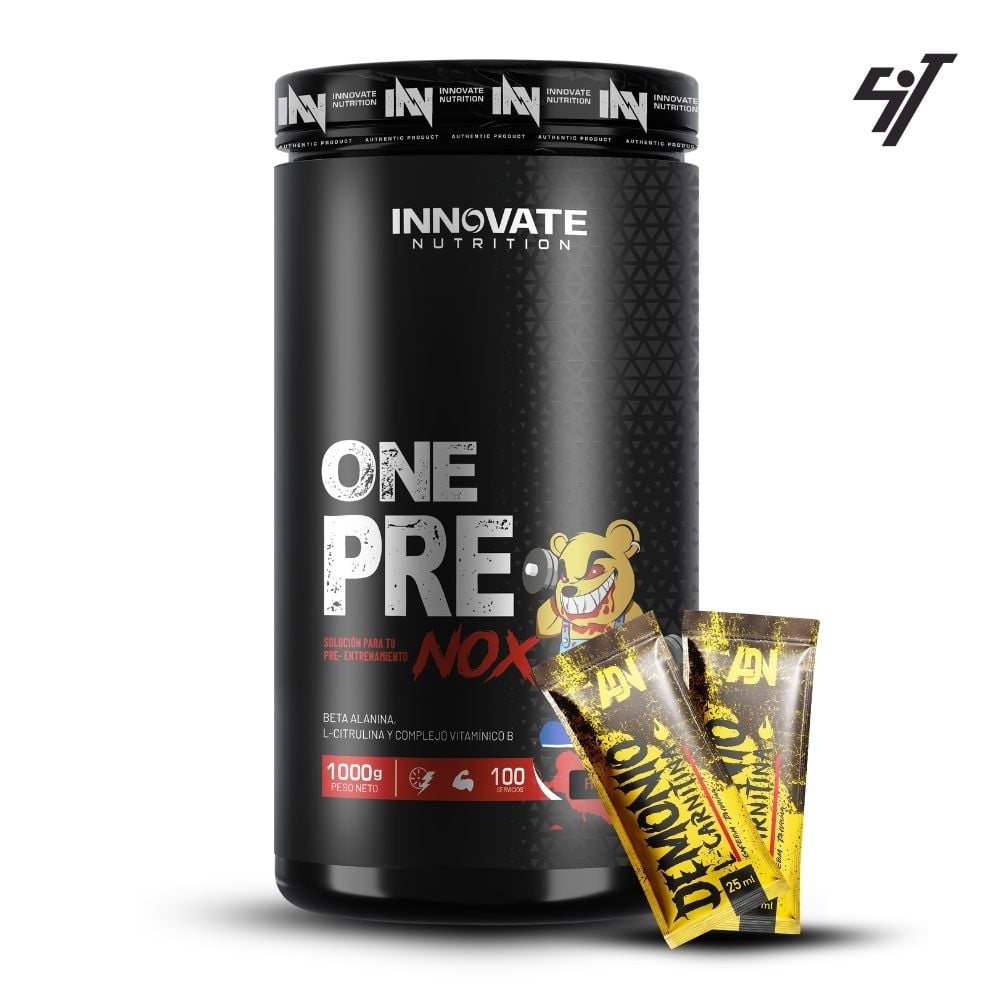 PRE ENTRENO ONE PRE NOX 1KG MORA - 1