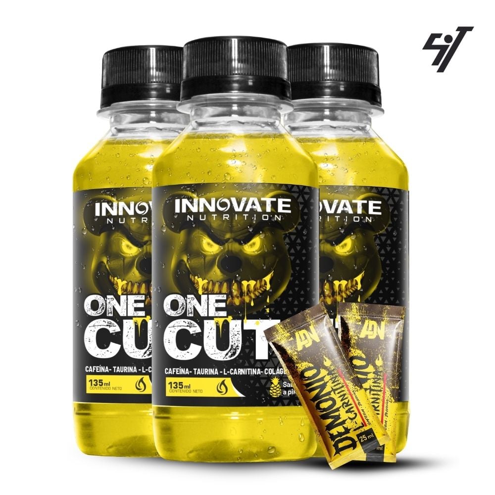 QUEMADOR DE GRASA INN ONE CUT PACK 15 BOTELLAS PIÑA - 1