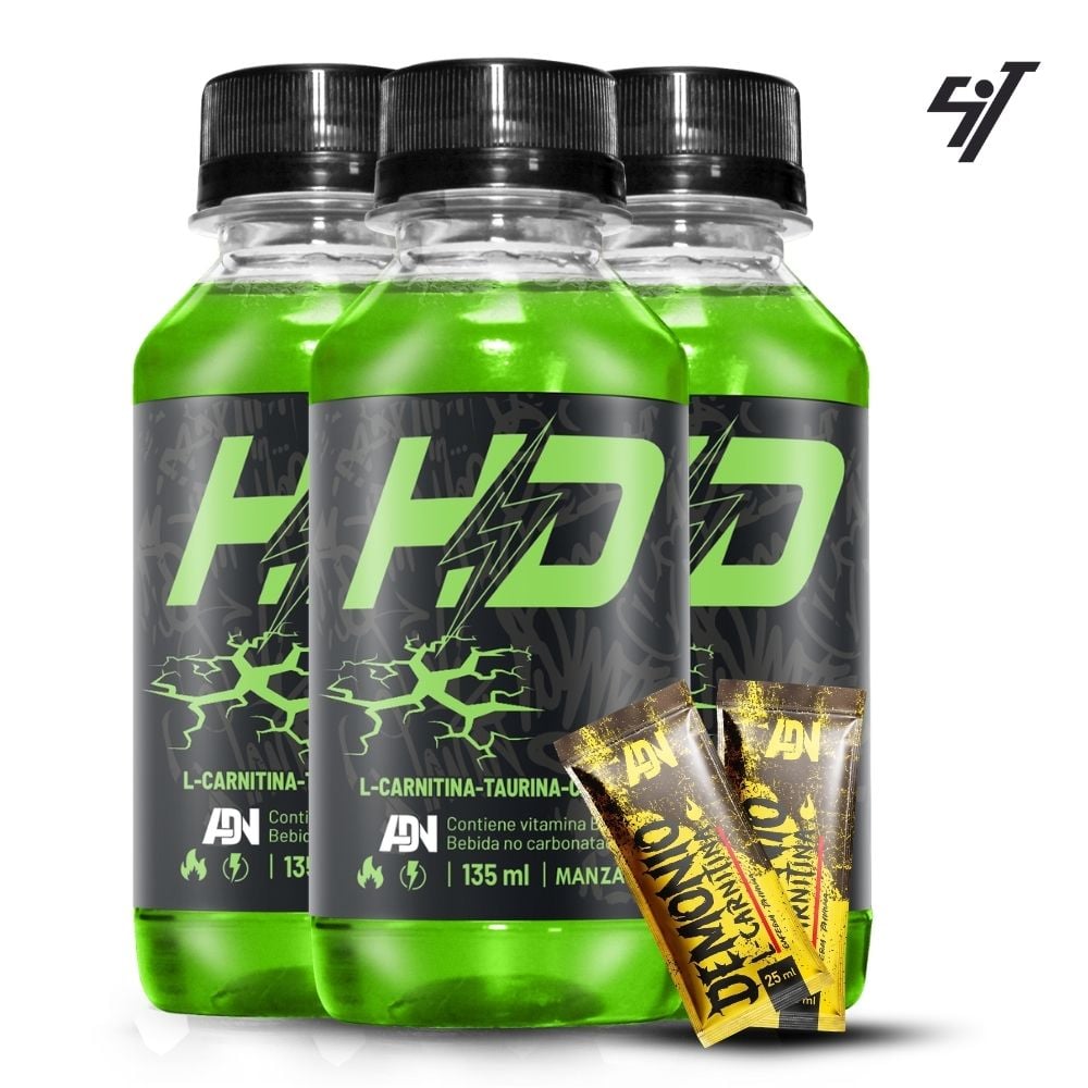 FAT BURN ADN HD X 15 BOT. MANZANA - 1