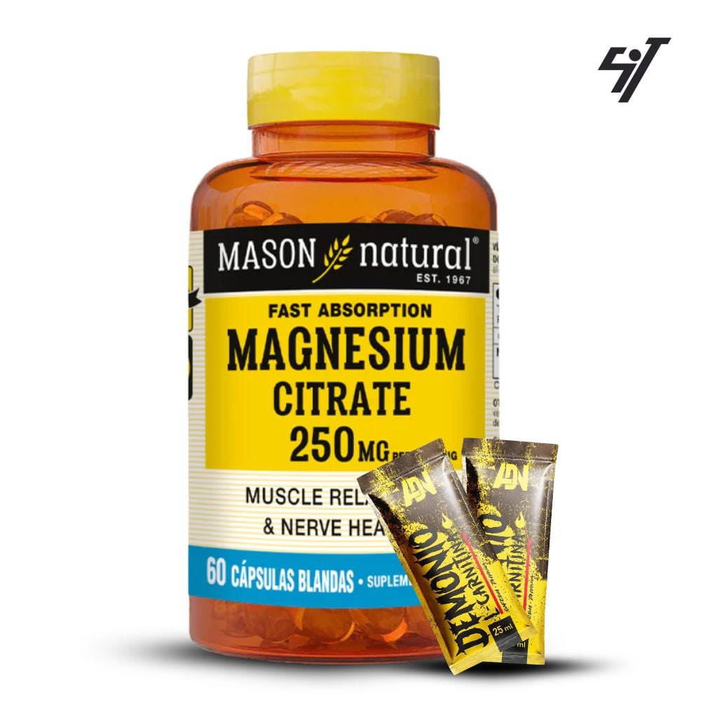 CITRATO DE MAGNESIO MASON 60 SOFTGELS - 1
