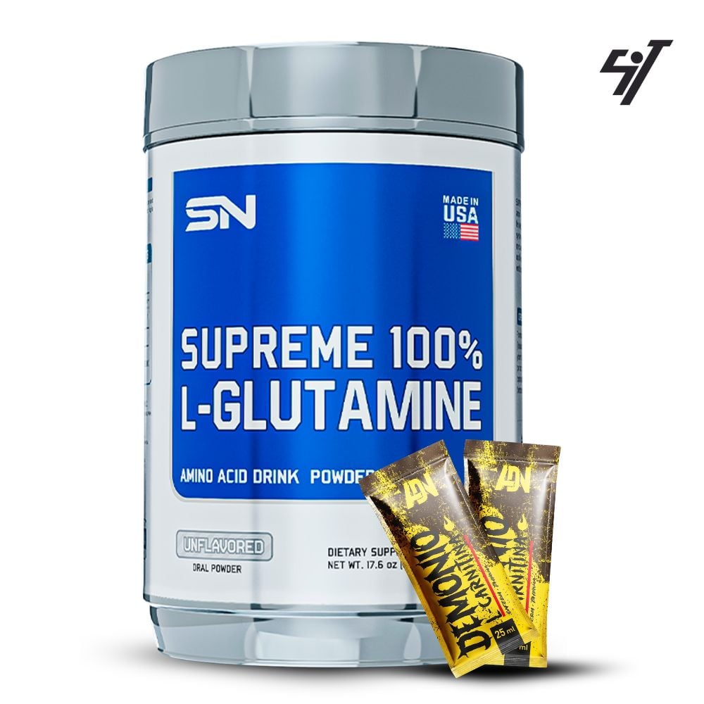 GLUTAMINA MICRONIZADA 500GR SUPREME NUTRITION - 1