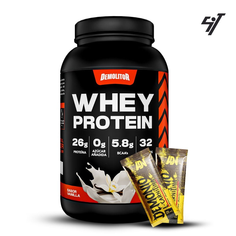 PROTEÍNA DEMOLITOR WHEY PROTEIN 2.3LB VAINILLA - 1