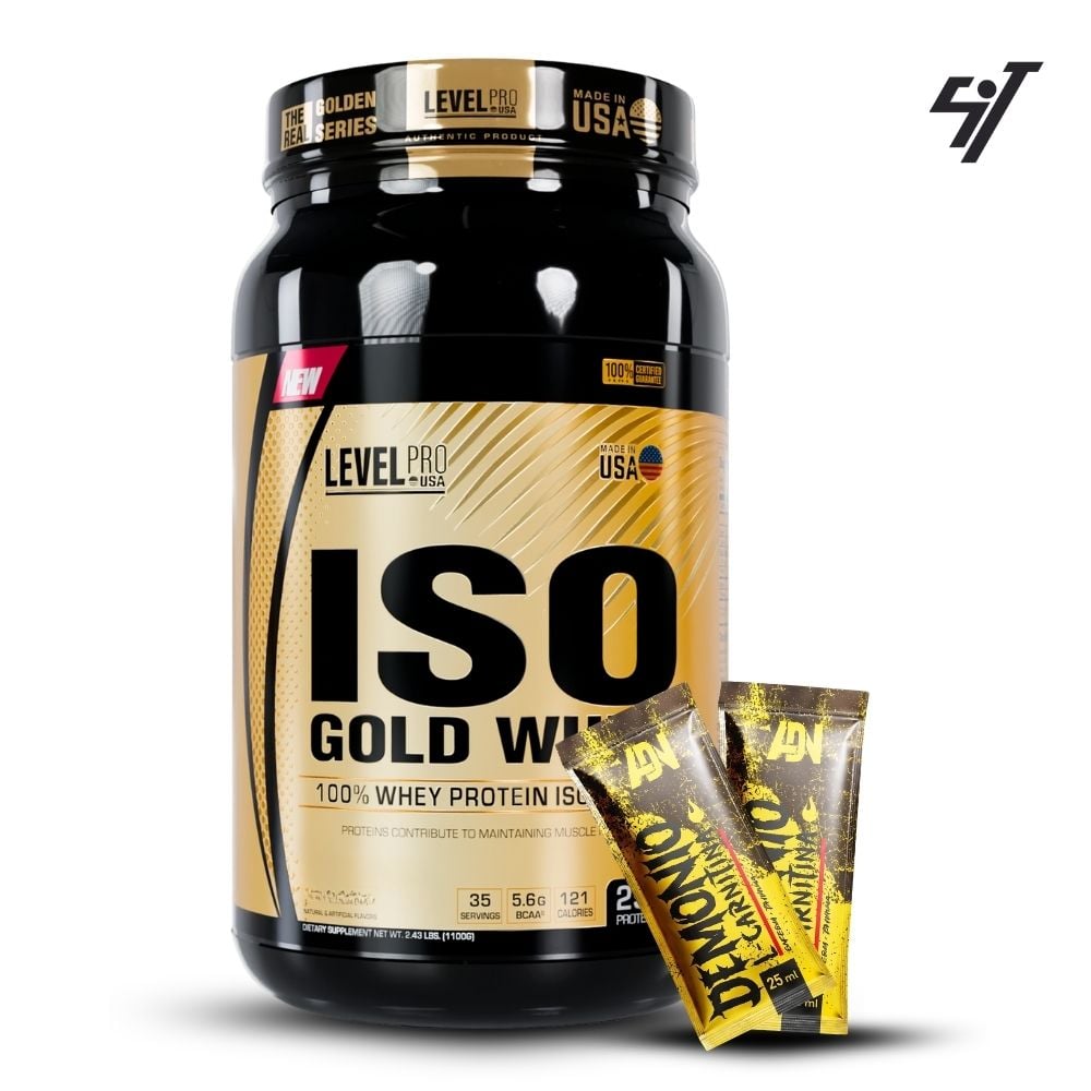 ISO GOLD WHEY 2.43LBS CHOCOLATE MILKSHAKE - 1