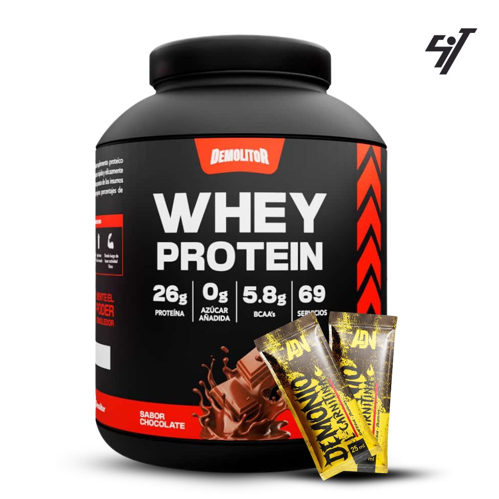 PROTEÍNA DEMOLITOR WHEY PROTEIN 5LB CHOCOLATE - 1