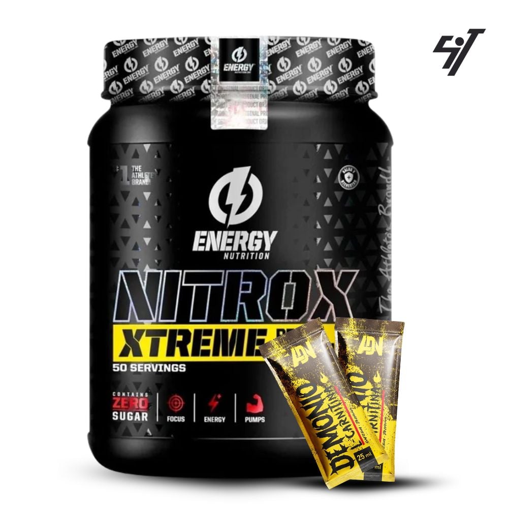 PRE ENTRENO ENERGY NUTRITION NITROX 500GR CITRUS PUNCH - 1