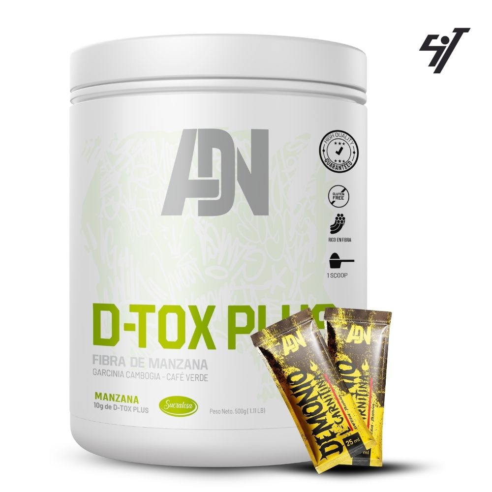 D-TOX PLUS ADN FIBER PLUS FIBRA DE MANZANA 500GR - 1