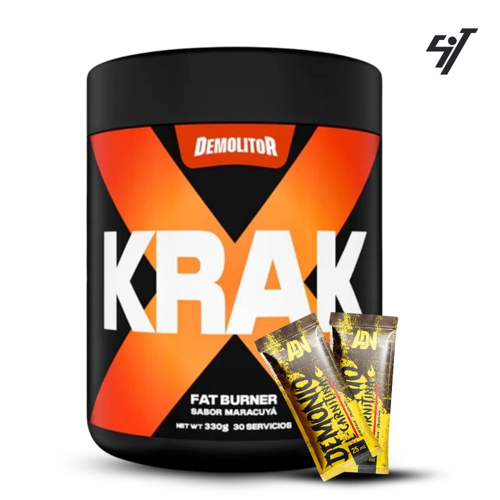 QUEMADOR DE GRASA KRAK DEMOLITOR 330GR MARACUYA - 1