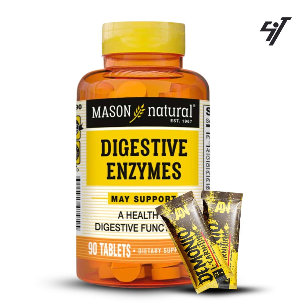 ENZIMAS DIGESTIVAS MASON 90 TABLETAS - 1