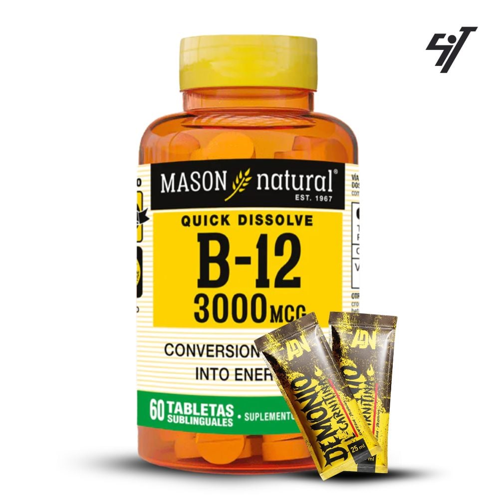 B-12 3000 MCG MASON 60 CAPS - 1