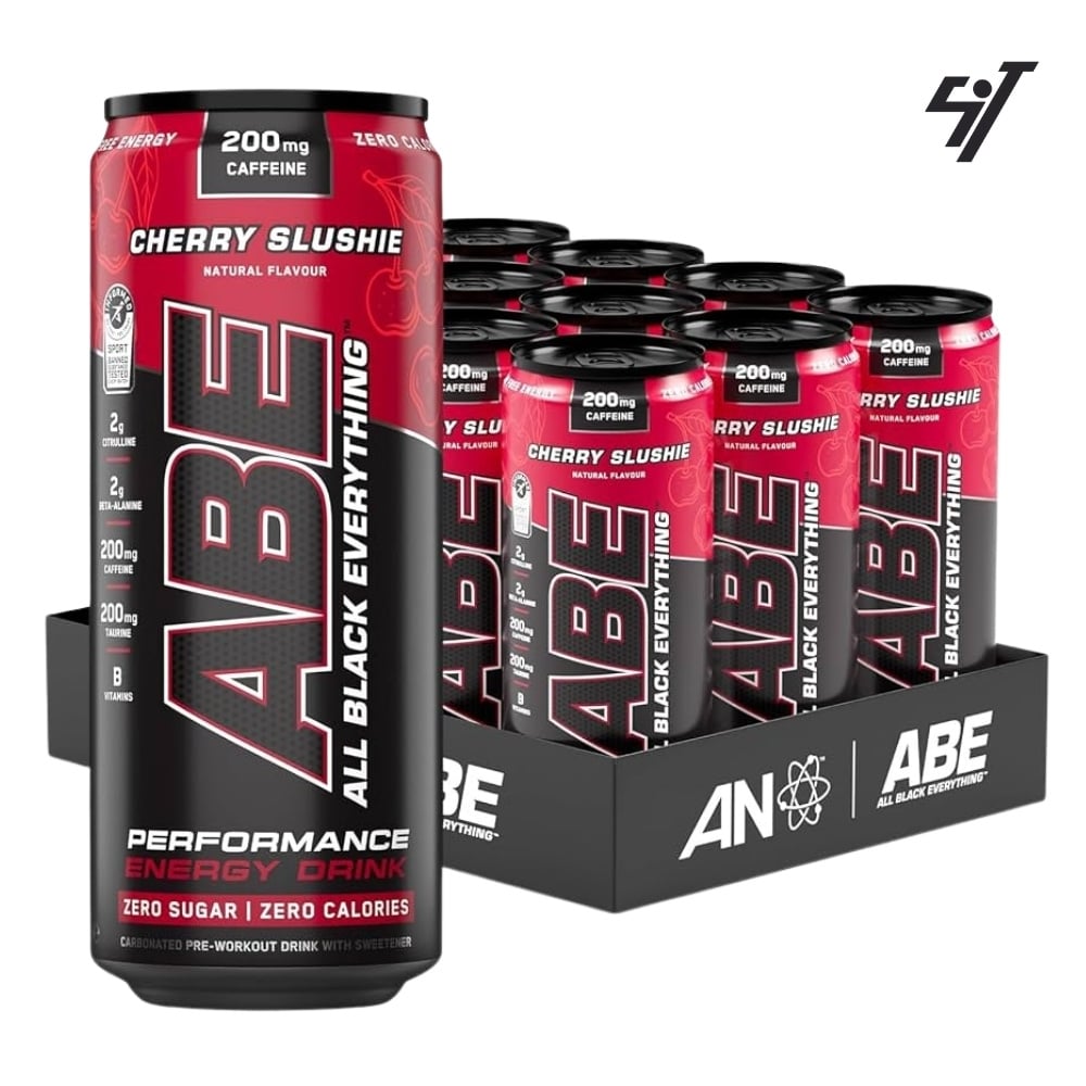 ABE PACK 12 LATAS CHERRY SLUSHIE PRE ENTRENO - 1