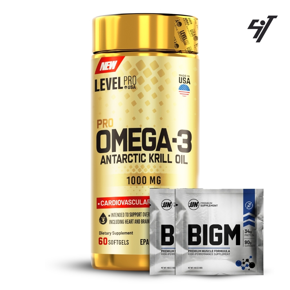 FISH OIL OMEGA 3 60 CÁPSULAS LEVEL PRO - 1