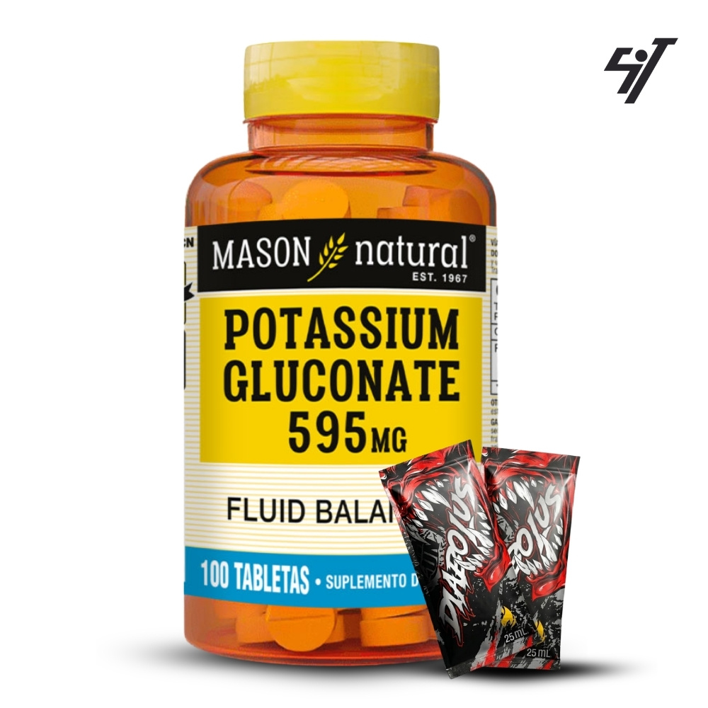 VITAMINA MASON POTASSIUM GLUCONATE 595 MG (100 TAB) - 1