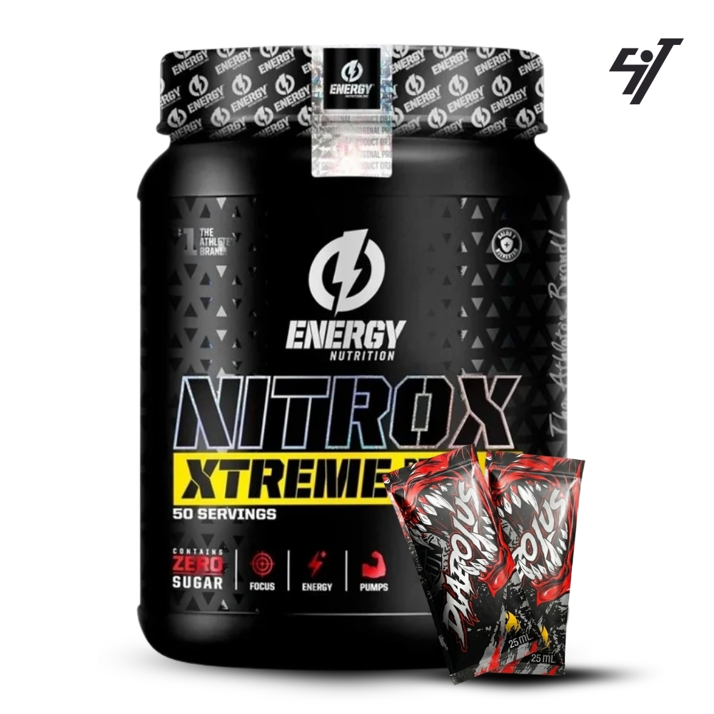PRE ENTRENO ENERGY NUTRITION NITROX 500GR CITRUS PUNCH - 1