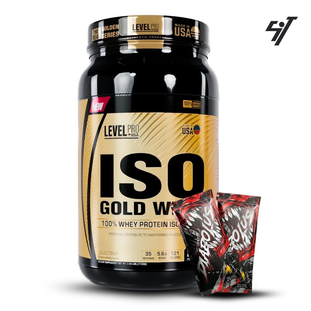 ISO GOLD WHEY 2.43LBS CHOCOLATE MILKSHAKE - 1
