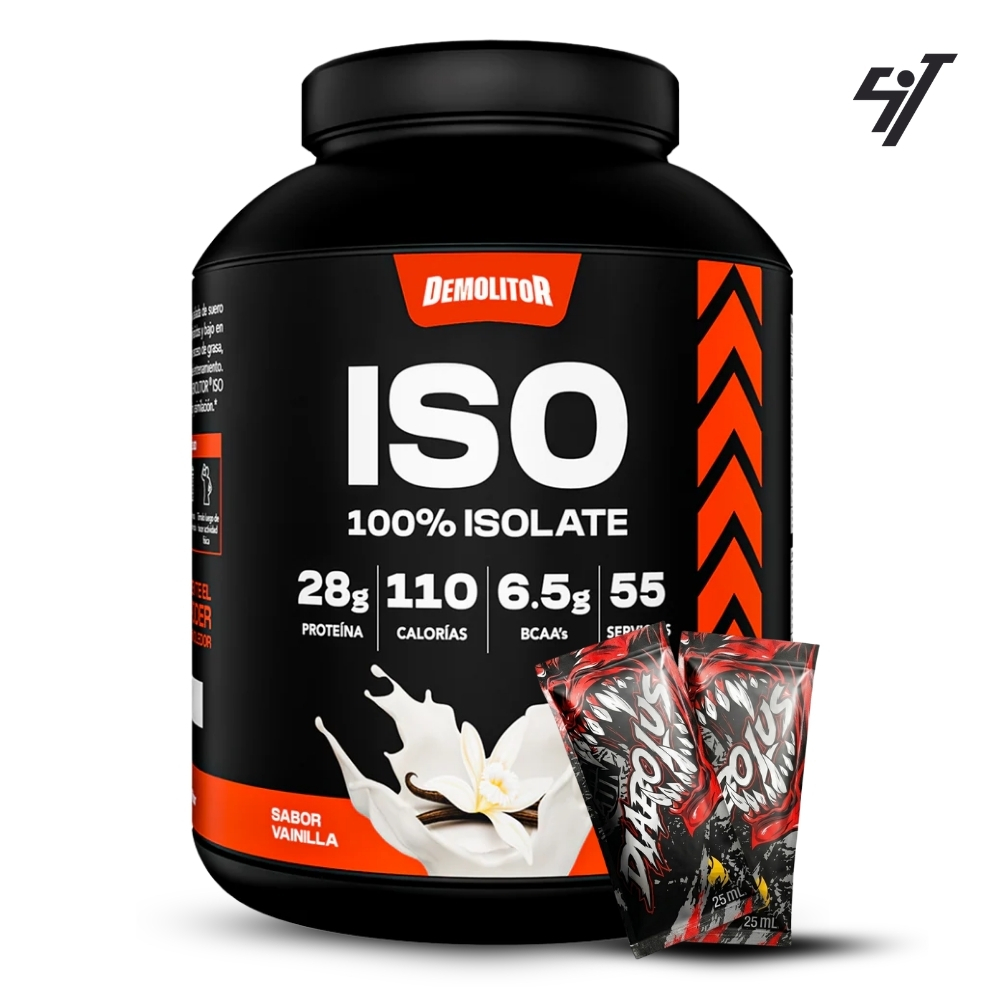 PROTEÍNA ISO 100% WHEY DEMOLITOR 4LB VAINILLA - 1