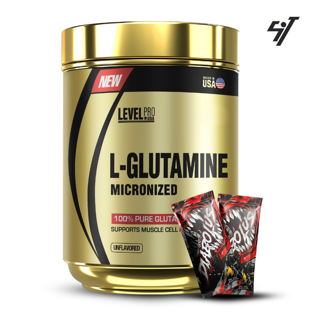 GLUTAMINA MICRONIZADA LEVEL PRO 500GR - 1
