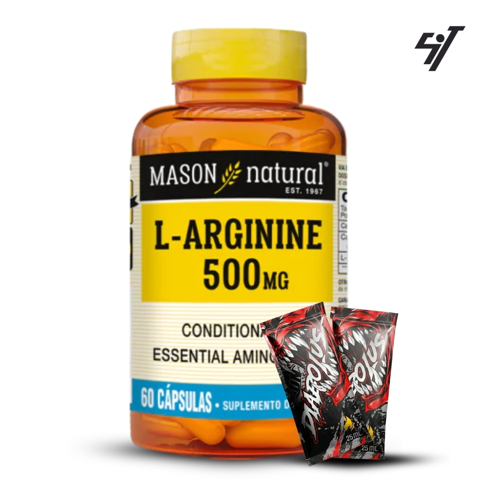 VITAMINA MASON L-ARGININE 500 MG (60 CAP) - 1