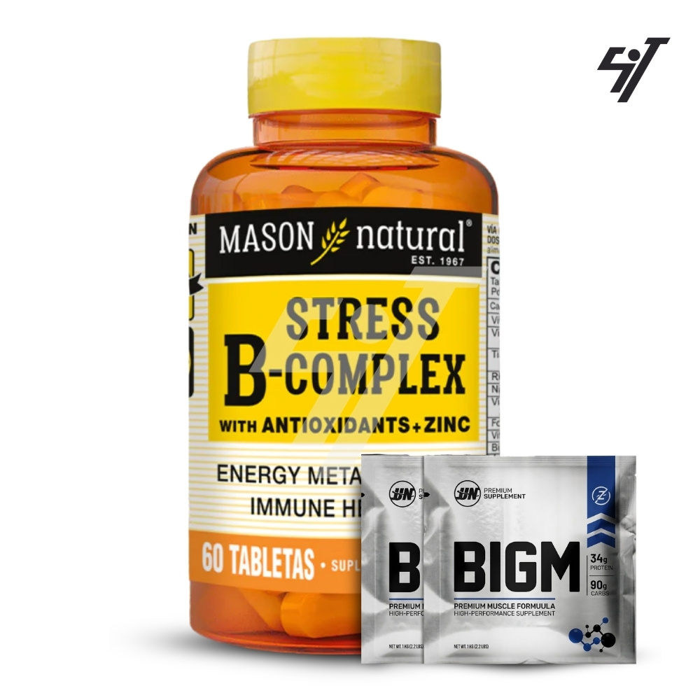 STRESS B-COMPLEX WITH ANTIOXIDANTS + ZINC (60 TAB) - 1