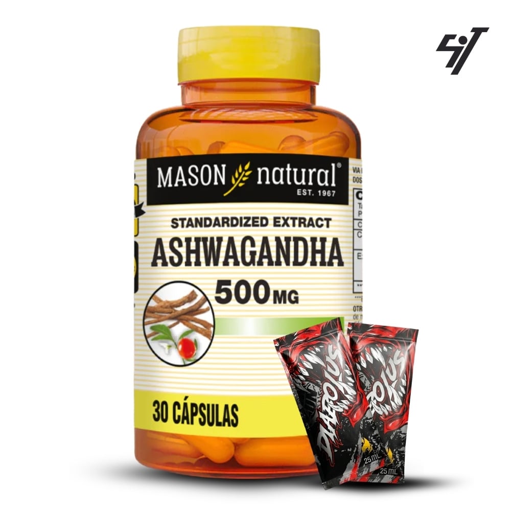 ASHWAGANDHA 500MG MASON 30 CAPS - 1