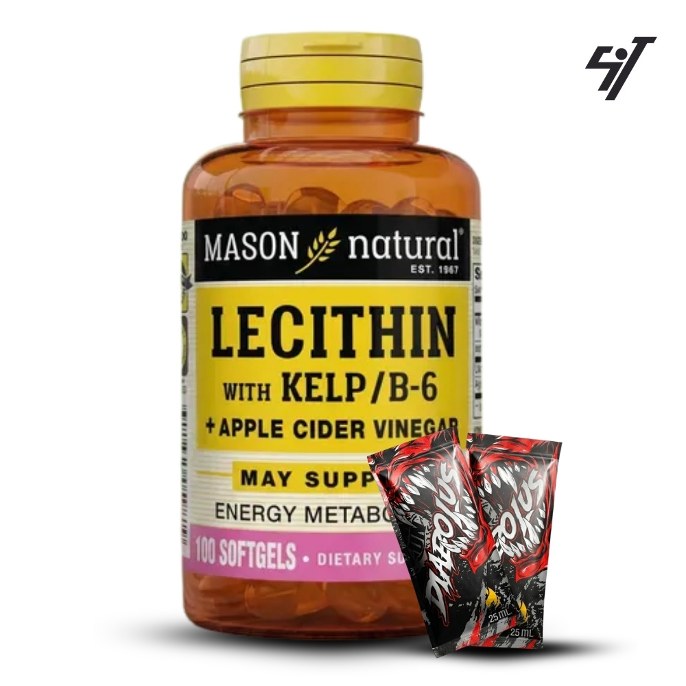 LECITHIN WITH KELP/B6 PLUS APPLE CIDER VINEGAR (100 SOFTG) - 1