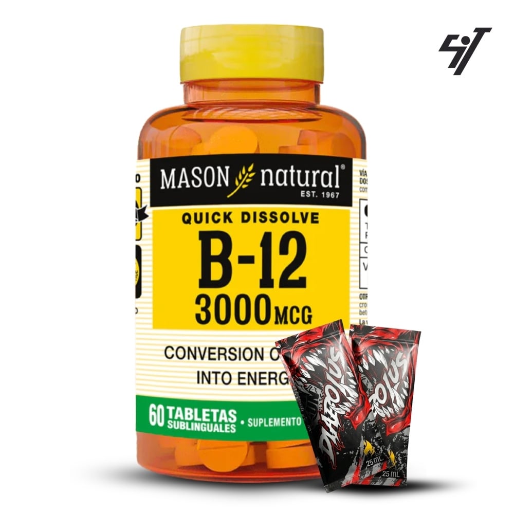 B-12 3000 MCG MASON 60 CAPS - 1