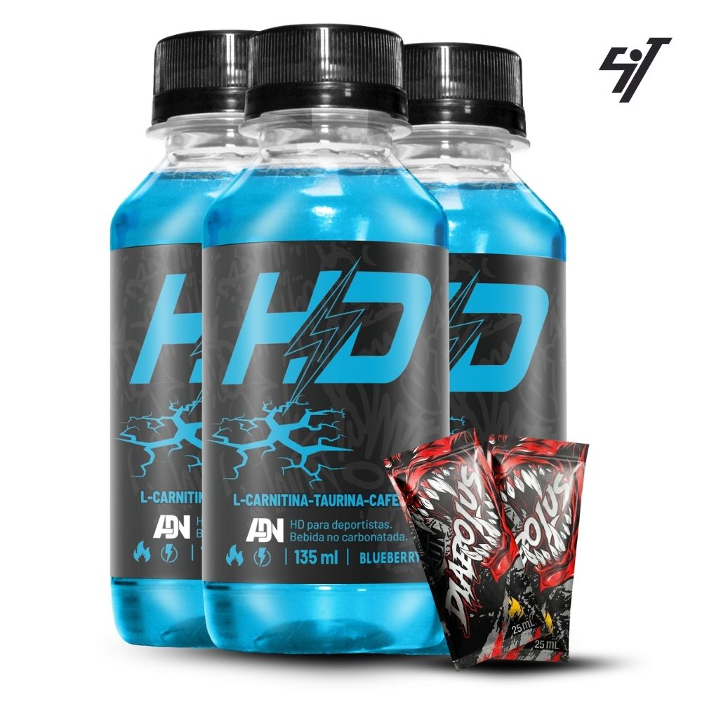 FAT BURN ADN HD X 15 BOT. BLUEBERRY - 1