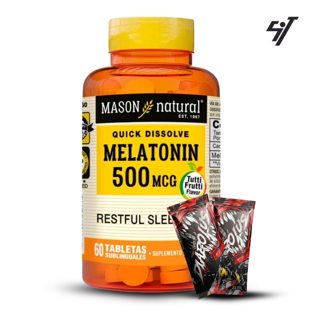 VITAMINA MASON MELATONIN 500 MCG (60 TAB SUBL) - 1