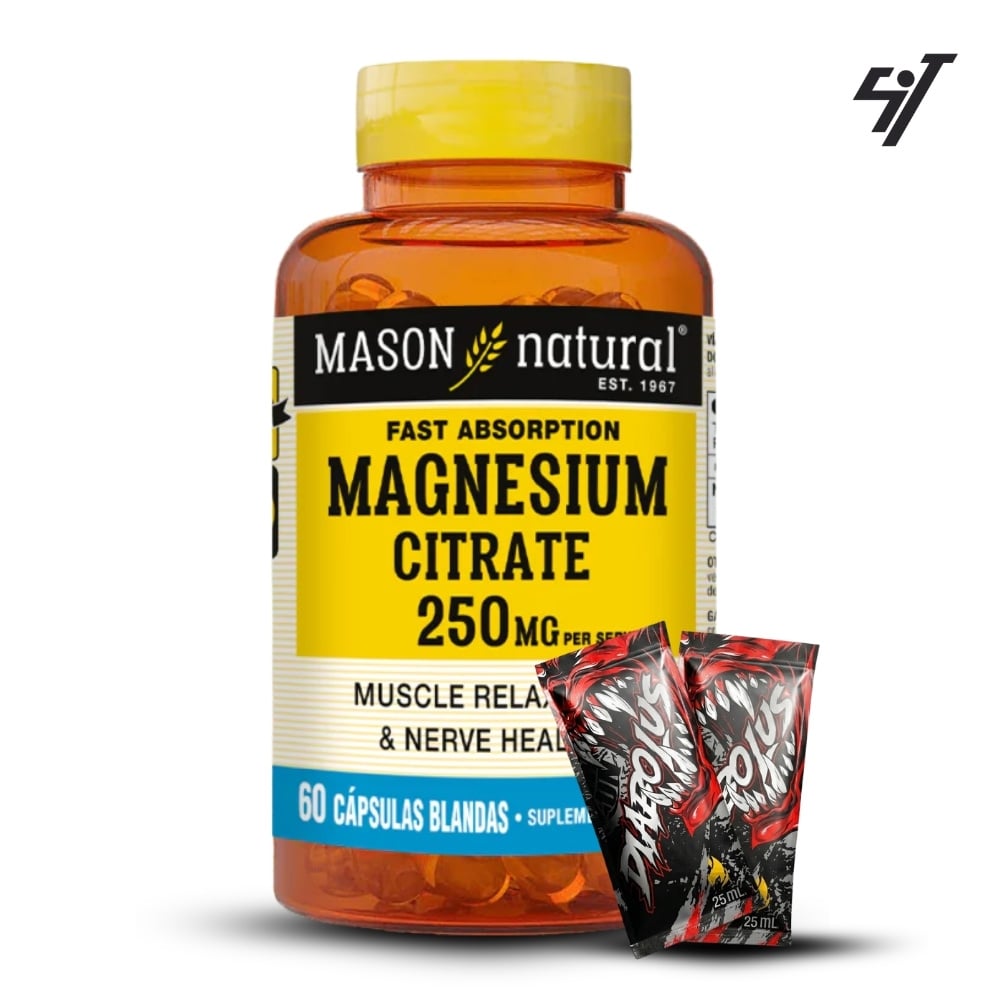 CITRATO DE MAGNESIO MASON 60 SOFTGELS - 1