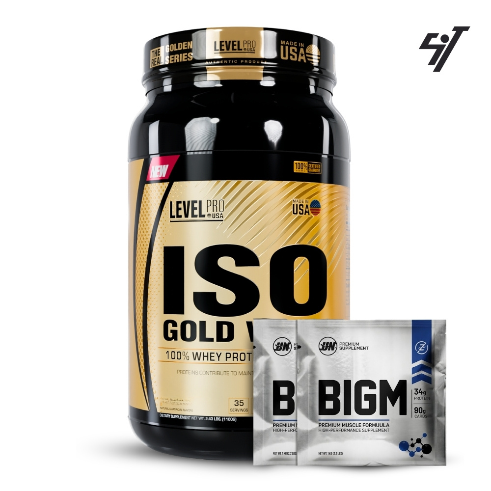 ISO GOLD WHEY 2.43LBS CHOCOLATE MILKSHAKE - 1
