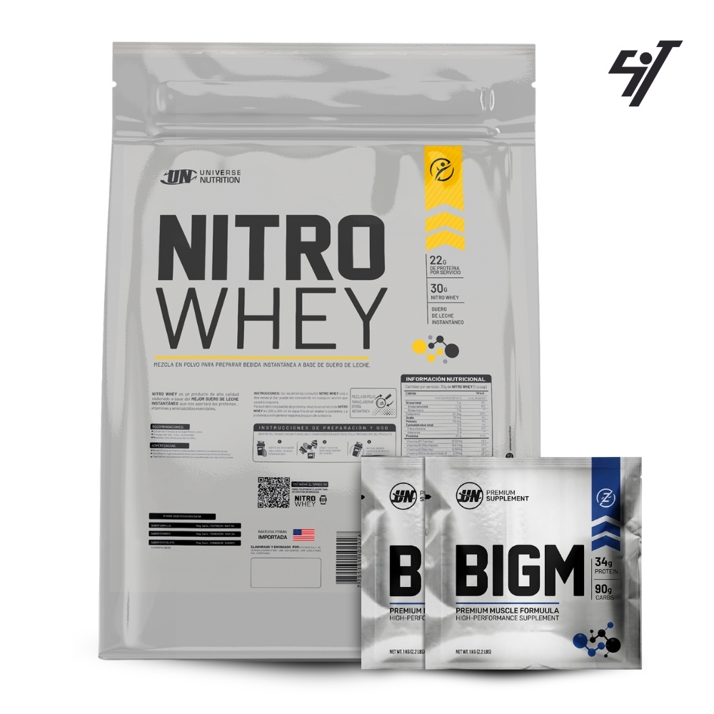 NITRO WHEY DE 5 KG CHOCOLATE - 1