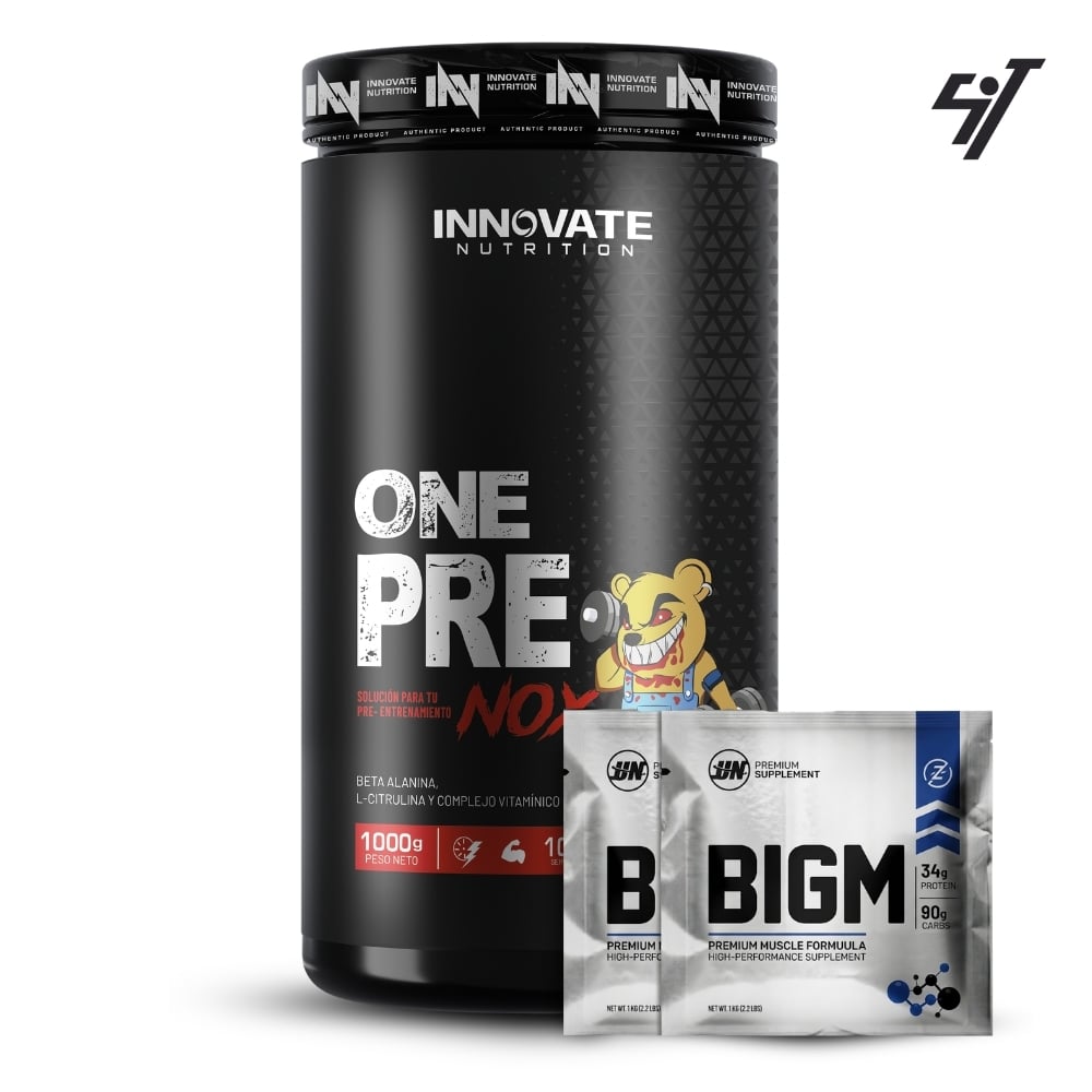 PRE ENTRENO ONE PRE NOX 1KG MORA - 1