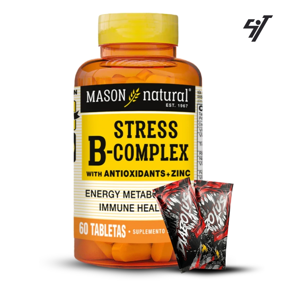 STRESS B-COMPLEX WITH ANTIOXIDANTS + ZINC (60 TAB) - 1