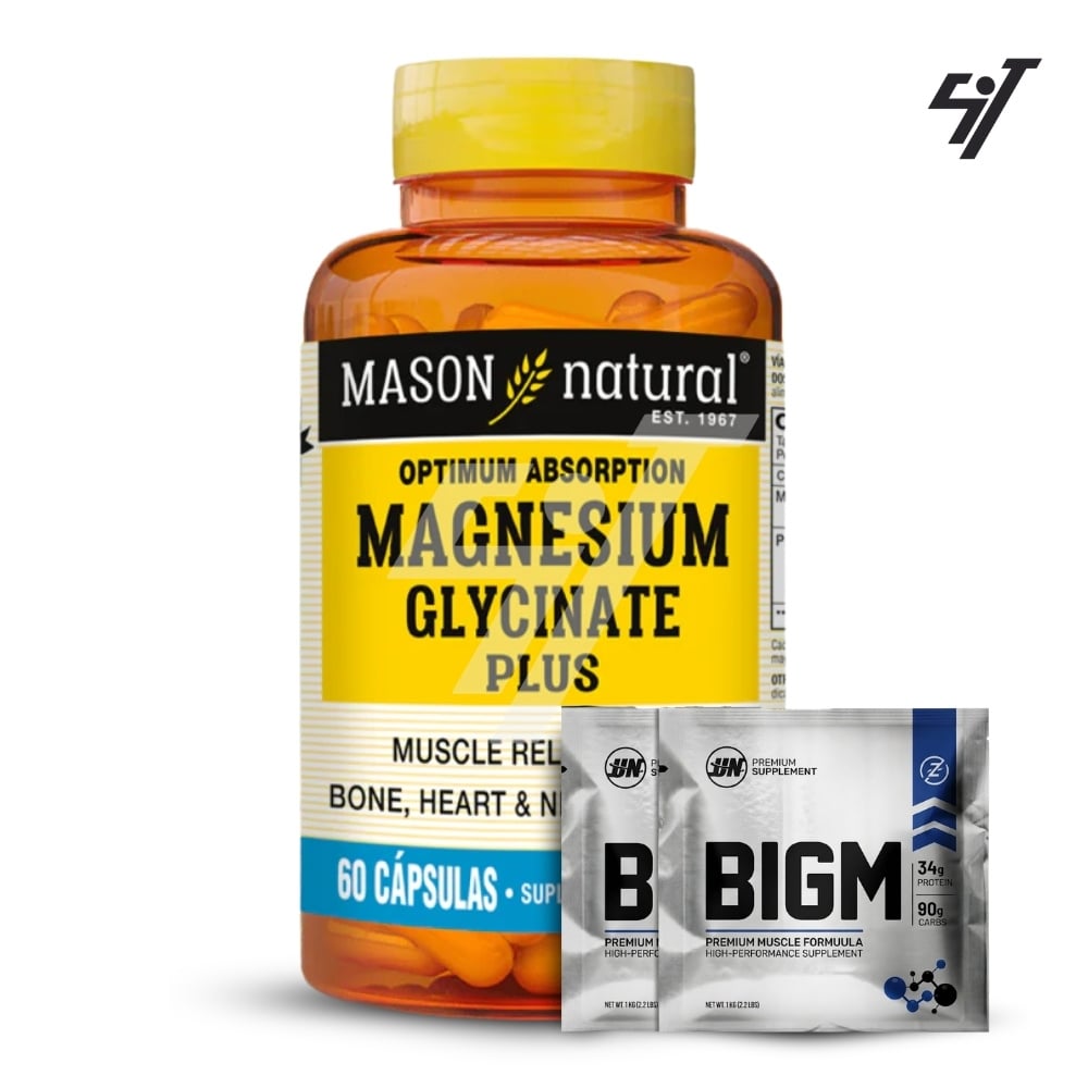 GLICINATO DE MAGNESIO PLUS MASON 60 CAPSULAS - 1