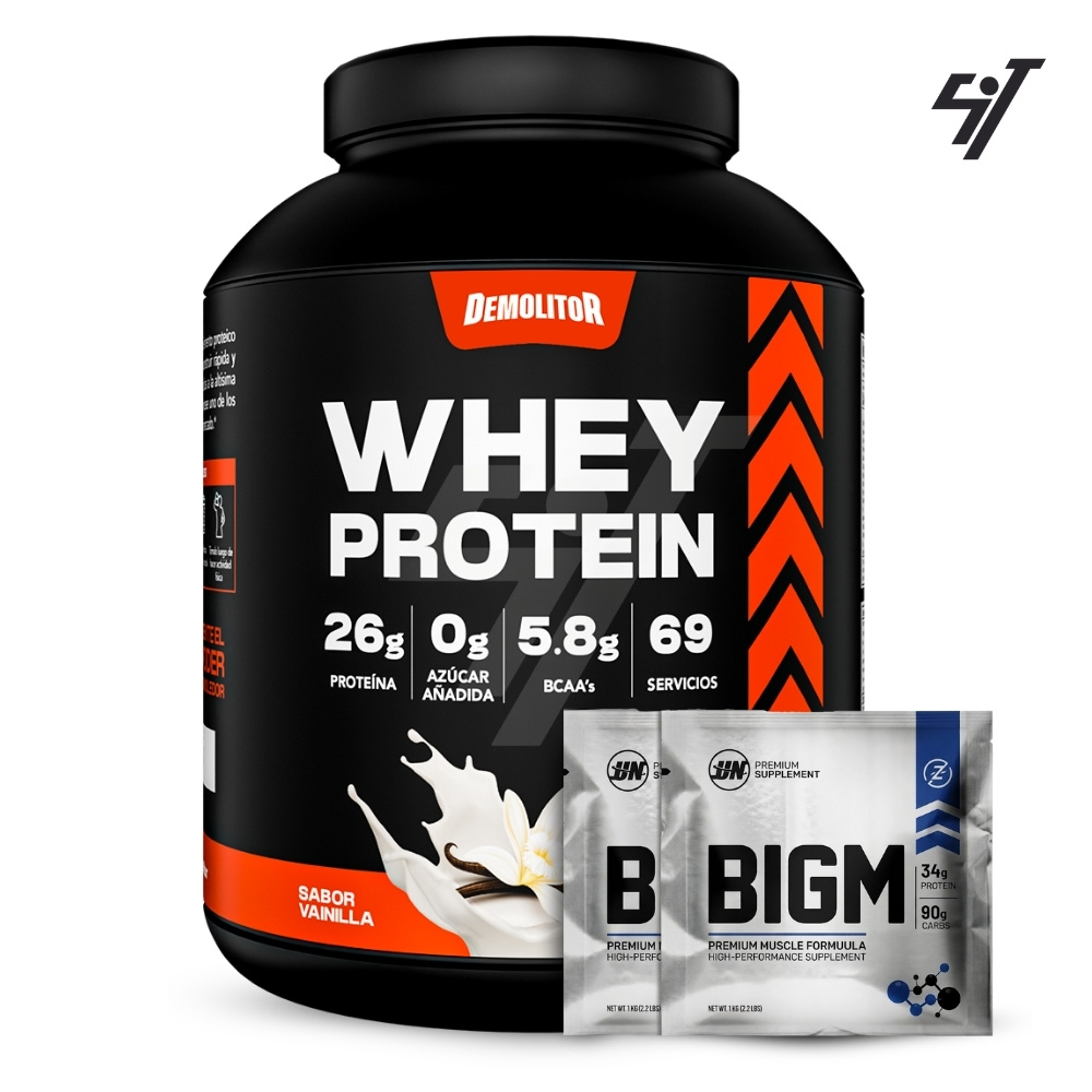 PROTEÍNA DEMOLITOR WHEY PROTEIN 5LB VAINILLA - 1