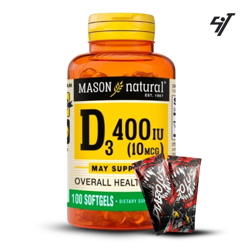 VITAMINA MASON D3 400 IU (10 MCG)(100 SOFTG) - 1