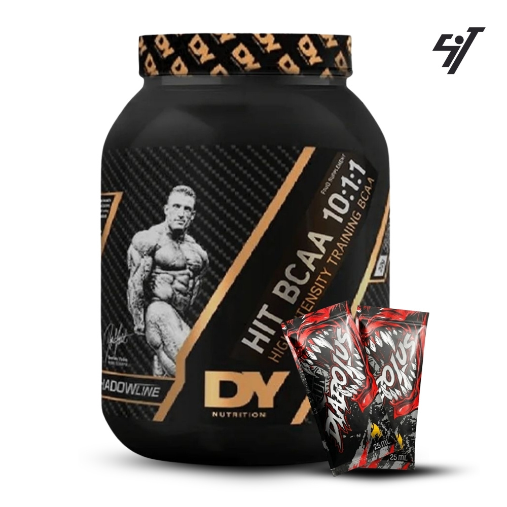 AMINOÁCIDOS DORIAN YATES HIT BCAA 1.2 KG 1011 FRESA SHAKER - 1