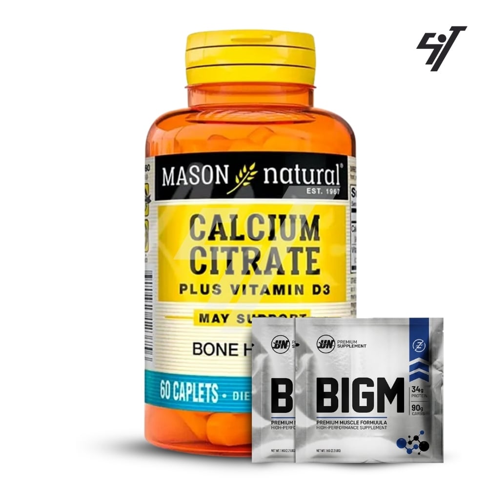VITAMINA MASON CALCIUM 600MG D3 800IU (20 MCG) (60 TAB) - 1