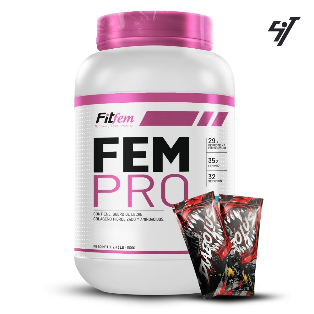 PROTEÍNA FEM PRO 1100GR CHOCOLATE - 1