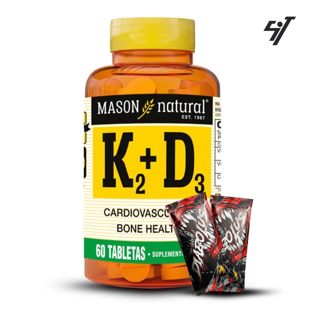 VITAMINA K2 + D3 60 TABLETAS - 1