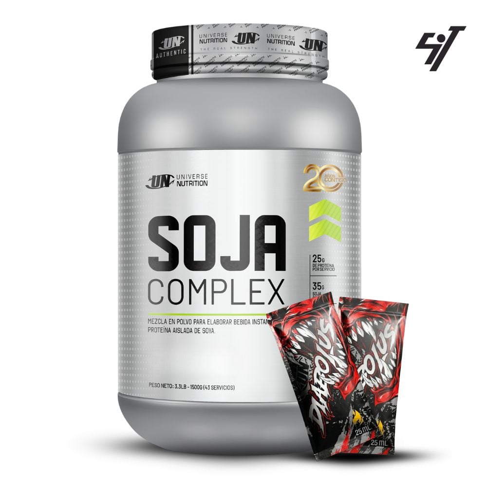 PROTEÍNA DE SOJA COMPLEX 1.5 KG VAINILLA - 1