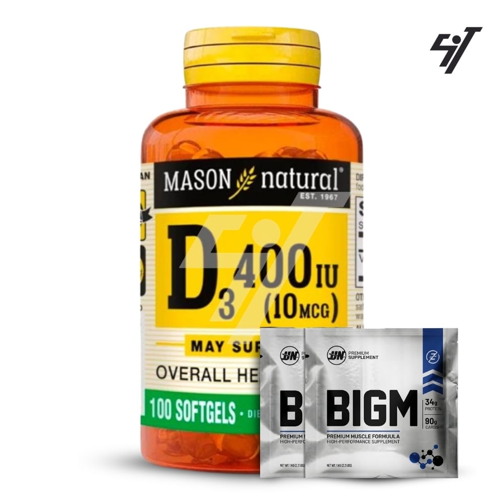 VITAMINA MASON D3 400 IU (10 MCG)(100 SOFTG) - 1