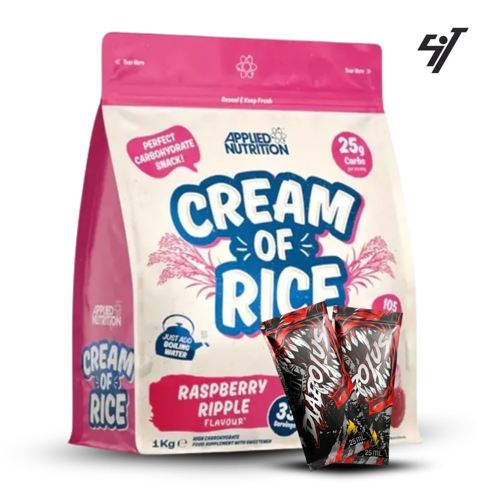 CREMA DE ARROZ APPLIED NUTRITION 1KG FRESA - 1