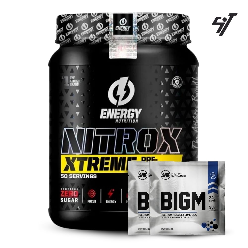 PRE ENTRENO ENERGY NUTRITION NITROX 500GR CITRUS PUNCH - 1