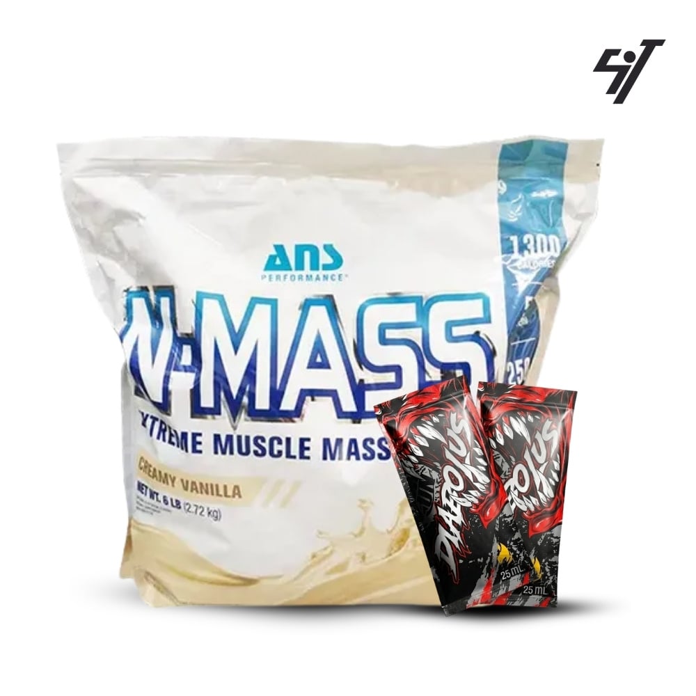 GANADOR DE PESO ANS N MASS 6 LB VAINILLA - 1