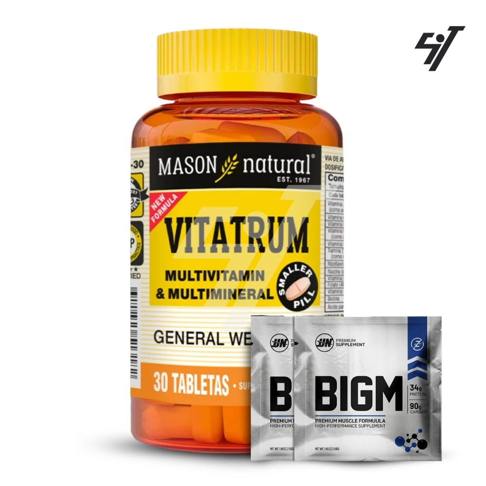 VITAMINA MASON VITATRUM MULTIVITAMIN Y MULTIMINERAL (30 TAB) - 1