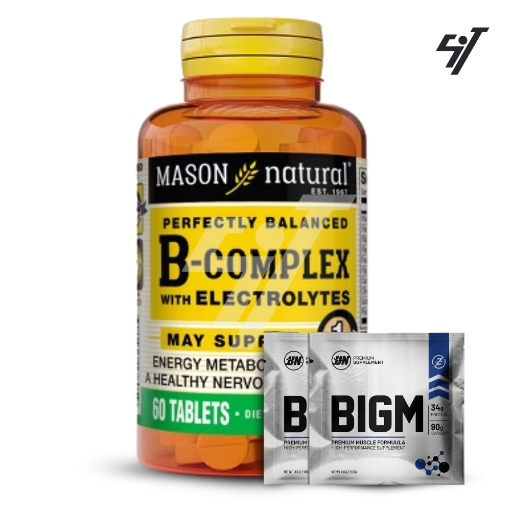 VITAMINA MASON B-COMPLEX WITH ELECTROLYTES (60 TAB) - 1